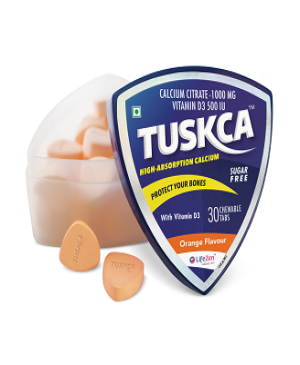 TUSKCA SUGAR FREE  CHEW TABLET 30'S