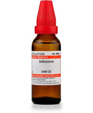 Dr Willmar Schwabe India Anthracinum Dilution 1000 CH (1M)