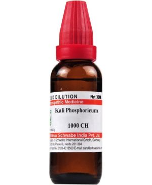 Dr Willmar Schwabe India Kali Phosphoricum Dilution 1000 CH (1M)
